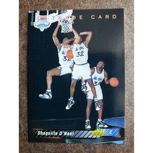 1992-93 Upper Deck SHAQUILLE O'NEAL NBA Basketball ROOKIE CARD #1B Orlando Magic